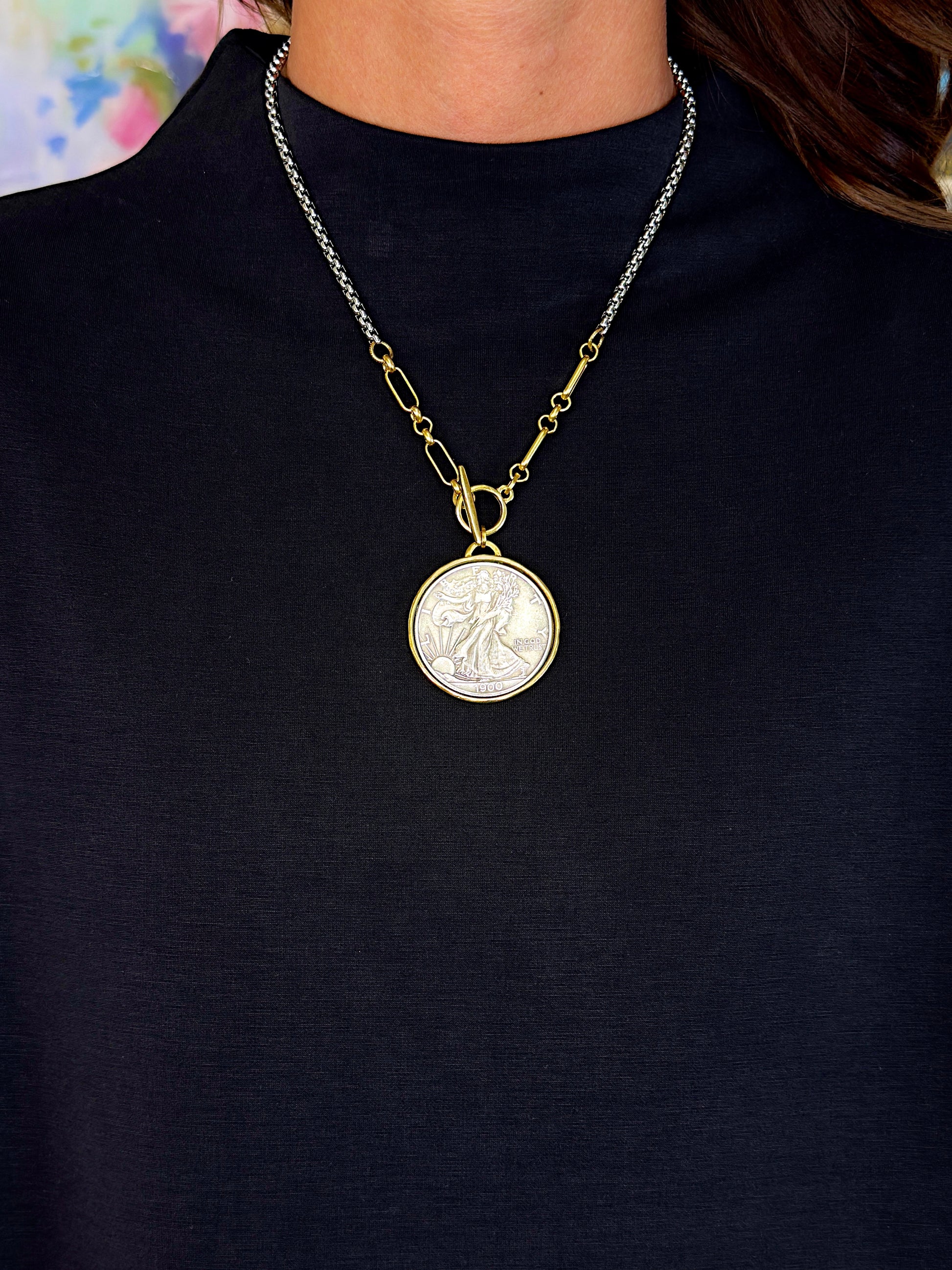 Money Talks Necklace-Necklaces-The Village Shoppe-The Village Shoppe, Women’s Fashion Boutique, Shop Online and In Store - Located in Muscle Shoals, AL.