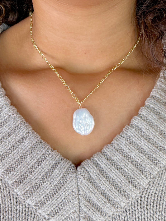 Iris Pearl Necklace | ALV Jewels-Necklaces-ALV Jewels-The Village Shoppe, Women’s Fashion Boutique, Shop Online and In Store - Located in Muscle Shoals, AL.