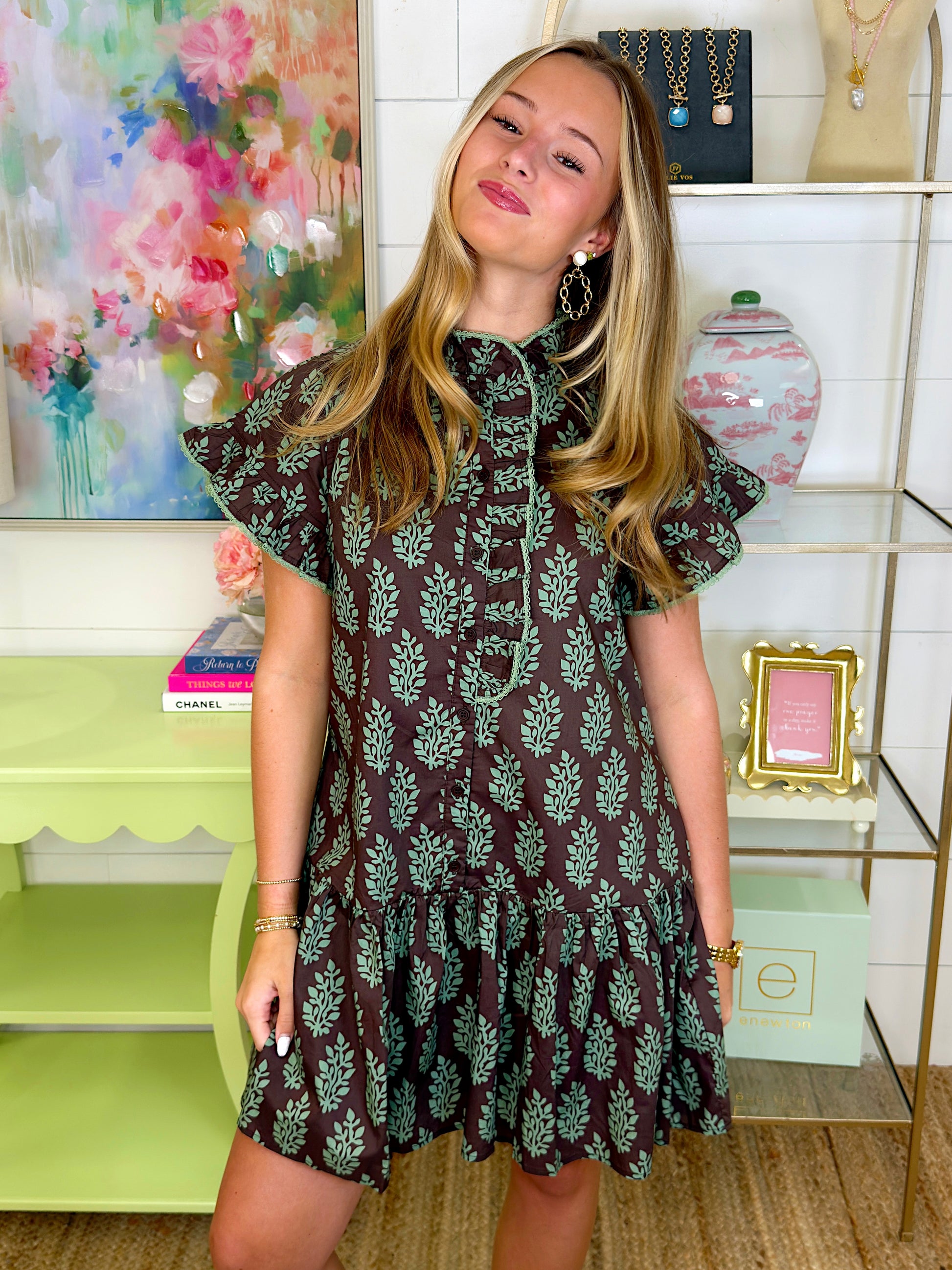 The Everly Dress-Mini Dress-Entro-The Village Shoppe, Women’s Fashion Boutique, Shop Online and In Store - Located in Muscle Shoals, AL.