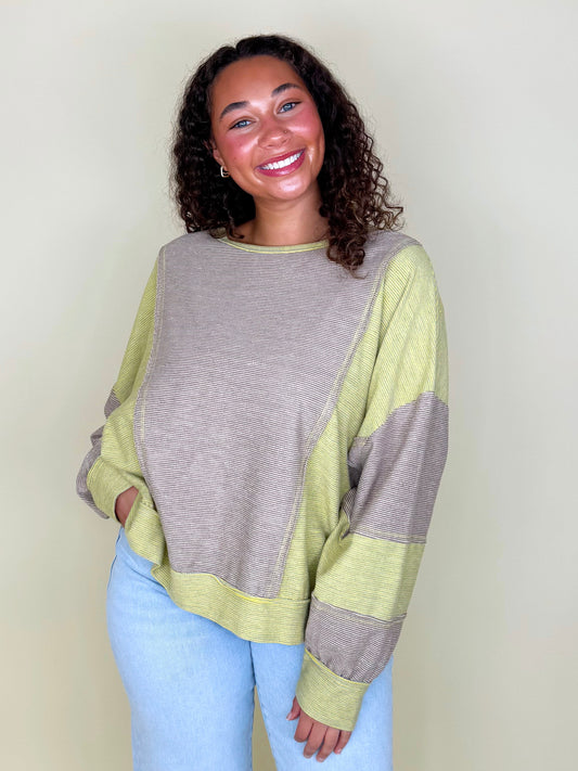 The Crosby Sweatshirt-Sweatshirt-Easel-The Village Shoppe, Women’s Fashion Boutique, Shop Online and In Store - Located in Muscle Shoals, AL.