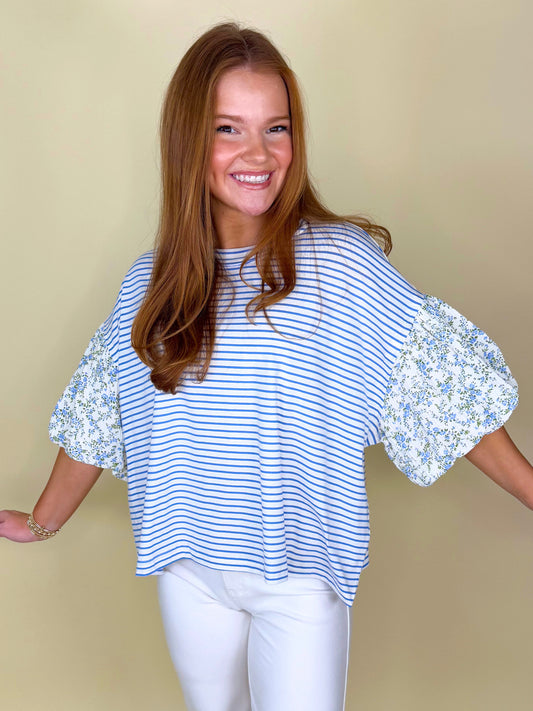 The Rachel Top-Short Sleeves-Oddi-The Village Shoppe, Women’s Fashion Boutique, Shop Online and In Store - Located in Muscle Shoals, AL.