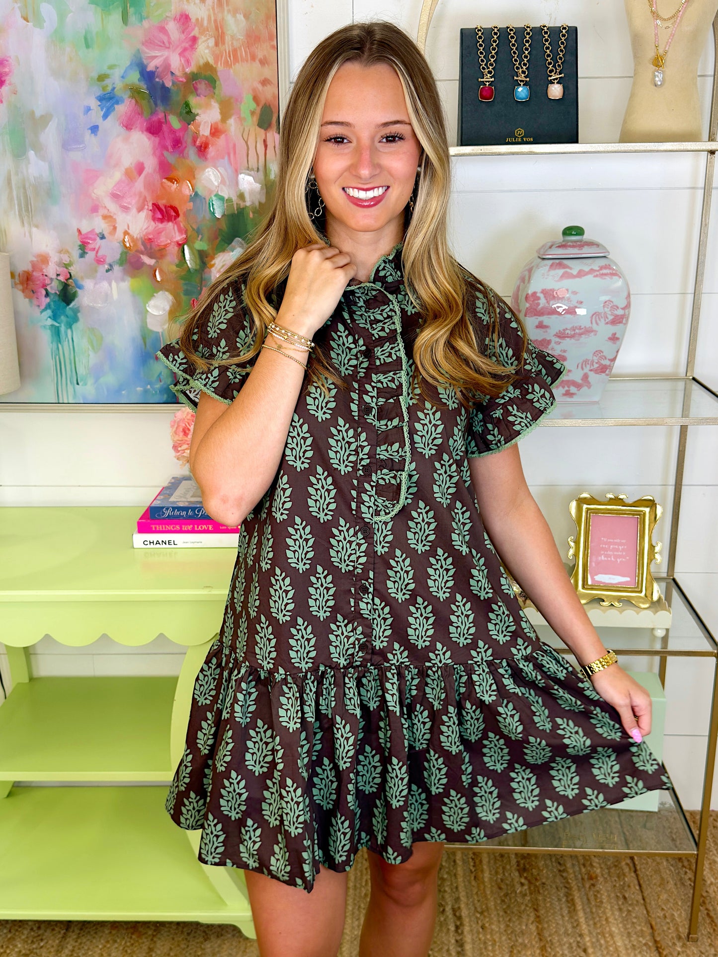 The Everly Dress-Mini Dress-Entro-The Village Shoppe, Women’s Fashion Boutique, Shop Online and In Store - Located in Muscle Shoals, AL.