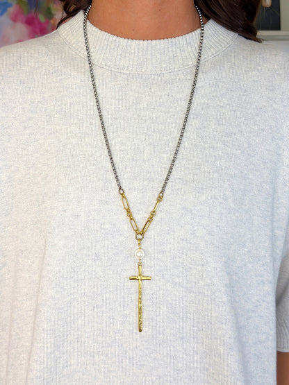 Gilded Grace Necklace-Necklaces-The Village Shoppe-The Village Shoppe, Women’s Fashion Boutique, Shop Online and In Store - Located in Muscle Shoals, AL.