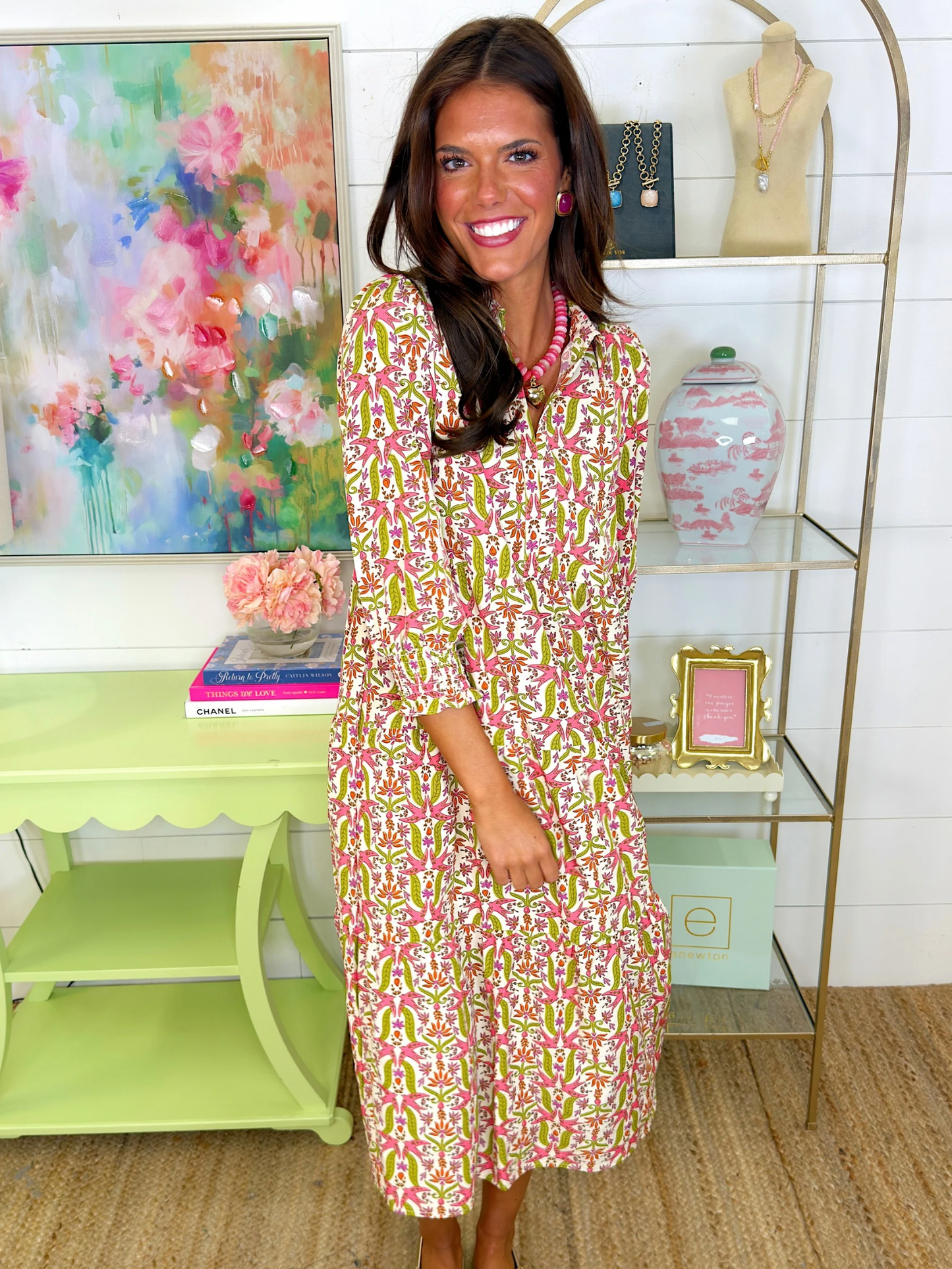 The Dottie Midi Dress-Midi Dress-Mary Square-The Village Shoppe, Women’s Fashion Boutique, Shop Online and In Store - Located in Muscle Shoals, AL.