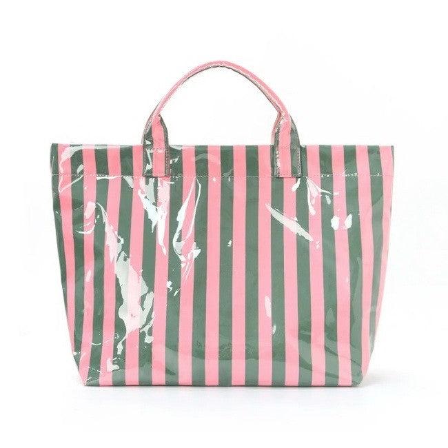 Cabana Stripe Tote Bag-Tote Bag-Wall To Wall-The Village Shoppe, Women’s Fashion Boutique, Shop Online and In Store - Located in Muscle Shoals, AL.