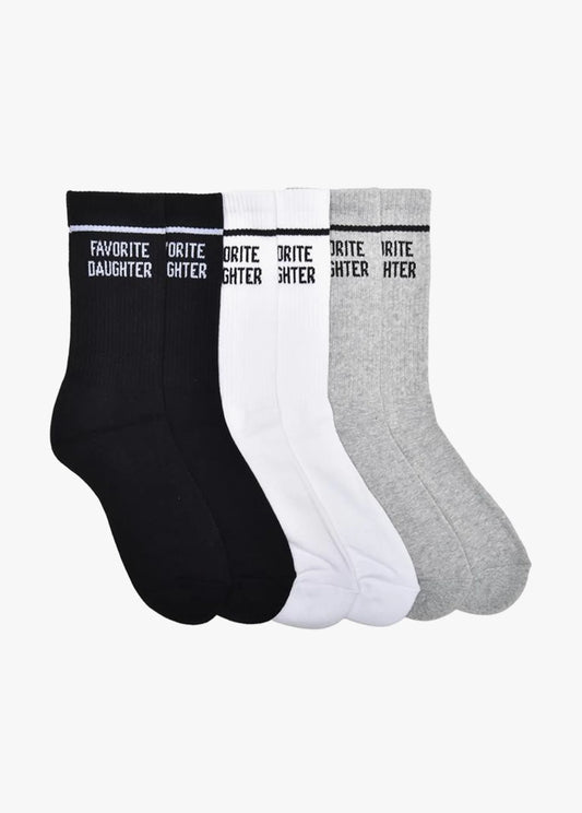 The Collegiate Sock Set | Favorite Daughter-Socks-Favorite Daughter-The Village Shoppe, Women’s Fashion Boutique, Shop Online and In Store - Located in Muscle Shoals, AL.