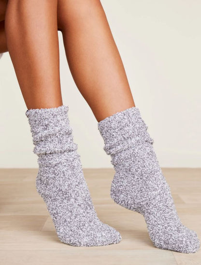 Barefoot Dreams | Cozychic Heathered Socks-Socks-Barefoot Dreams-The Village Shoppe, Women’s Fashion Boutique, Shop Online and In Store - Located in Muscle Shoals, AL.