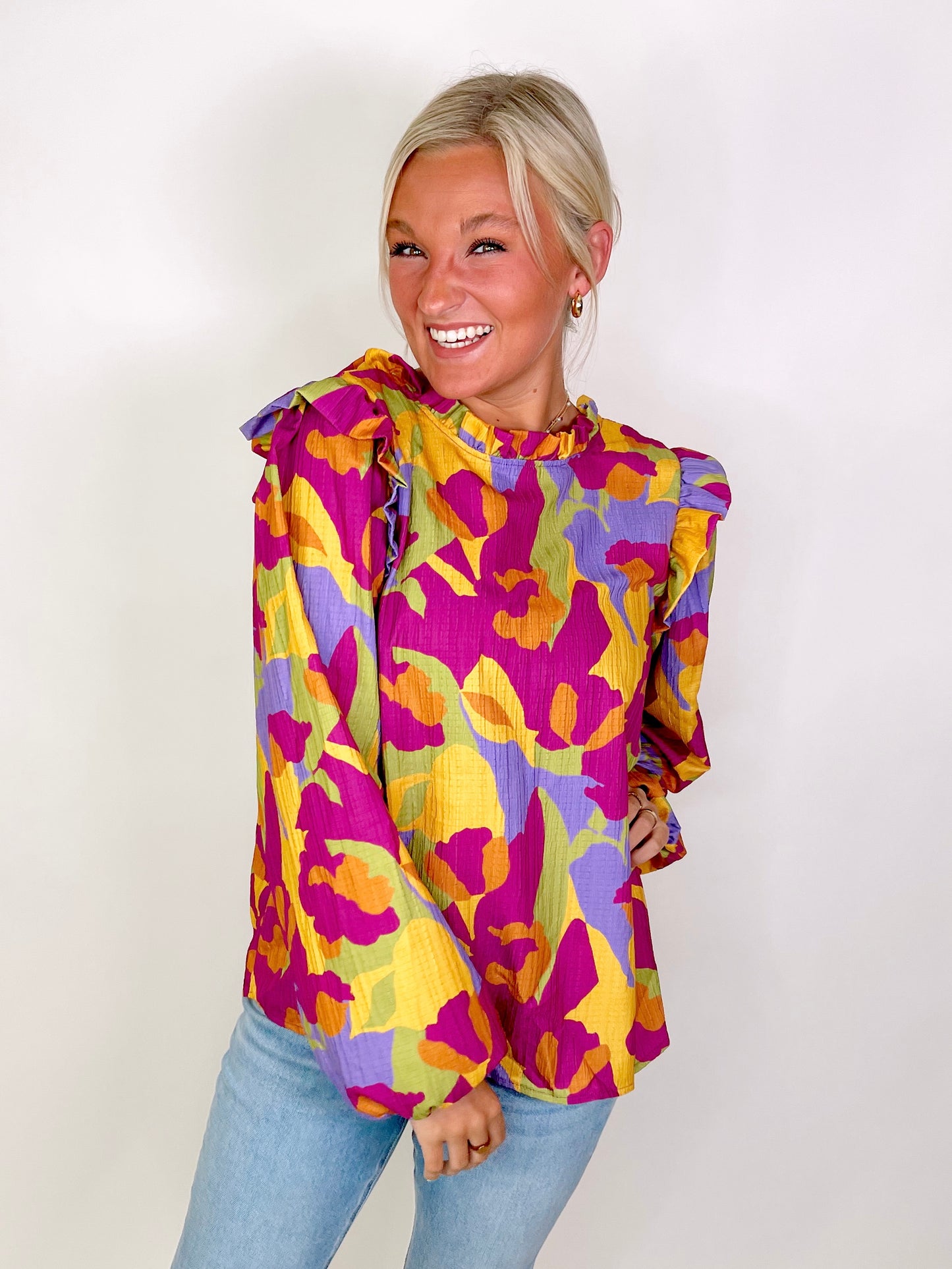 The Lillian Blouse-Blouse-Fantastic Fawn-The Village Shoppe, Women’s Fashion Boutique, Shop Online and In Store - Located in Muscle Shoals, AL.