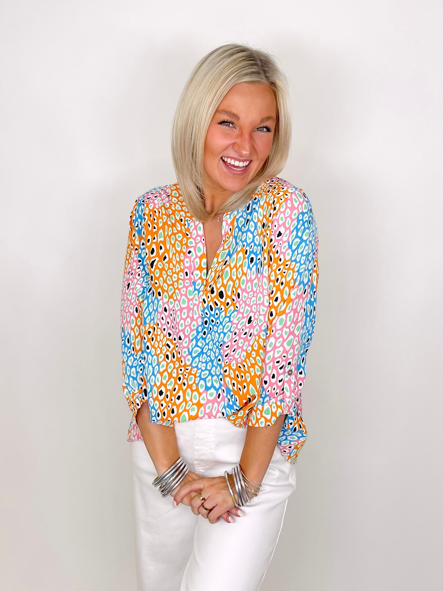 The Reese Blouse-Long Sleeves-Jodifl-The Village Shoppe, Women’s Fashion Boutique, Shop Online and In Store - Located in Muscle Shoals, AL.