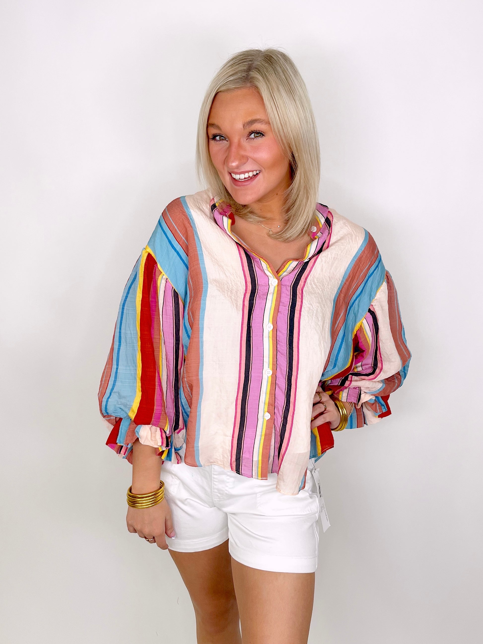 The Lennon Blouse-Long Sleeves-Fate-The Village Shoppe, Women’s Fashion Boutique, Shop Online and In Store - Located in Muscle Shoals, AL.
