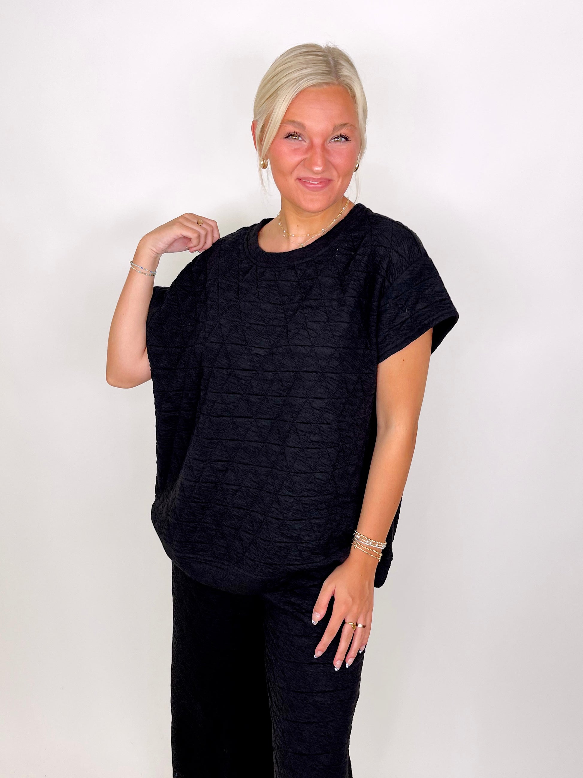The Paige Top-Short Sleeves-See and Be Seen-The Village Shoppe, Women’s Fashion Boutique, Shop Online and In Store - Located in Muscle Shoals, AL.
