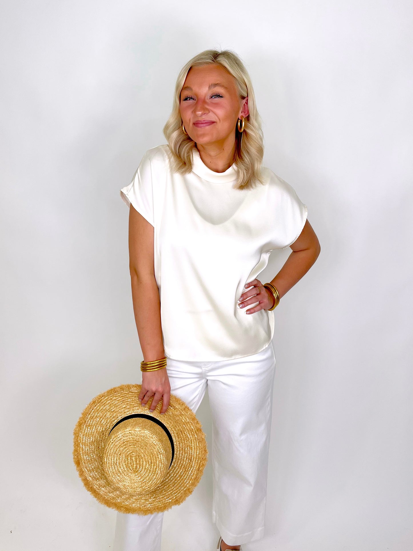 The Lizzie Top-Short Sleeves-Jodifl-The Village Shoppe, Women’s Fashion Boutique, Shop Online and In Store - Located in Muscle Shoals, AL.