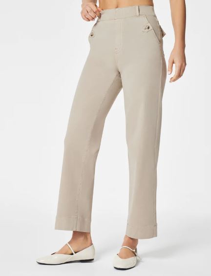 Spanx Stretch Twill Cropped Trouser-Wide Leg-Spanx-The Village Shoppe, Women’s Fashion Boutique, Shop Online and In Store - Located in Muscle Shoals, AL.