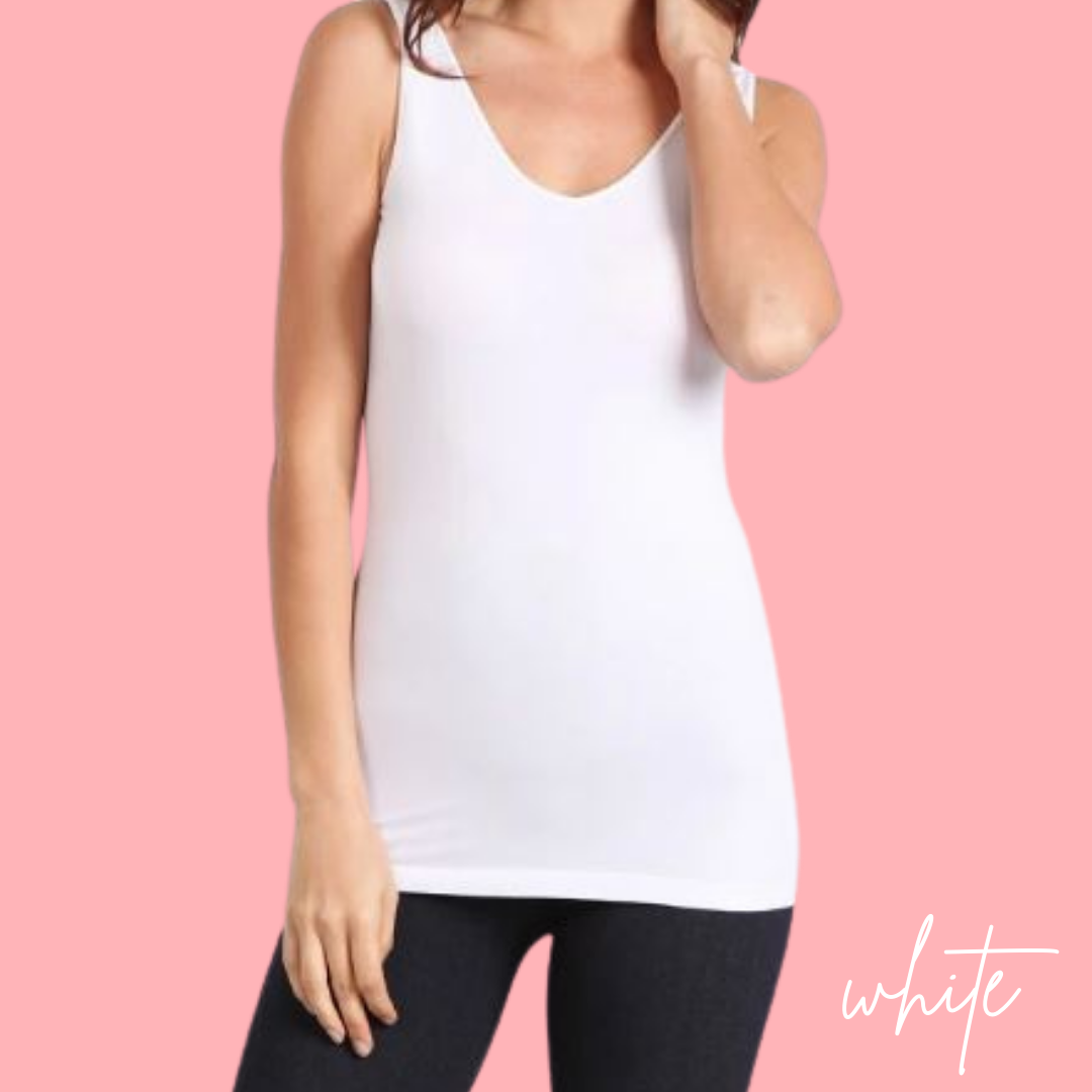 The Mandy Shaper Tank-Tank Top-M. Rena-The Village Shoppe, Women’s Fashion Boutique, Shop Online and In Store - Located in Muscle Shoals, AL.