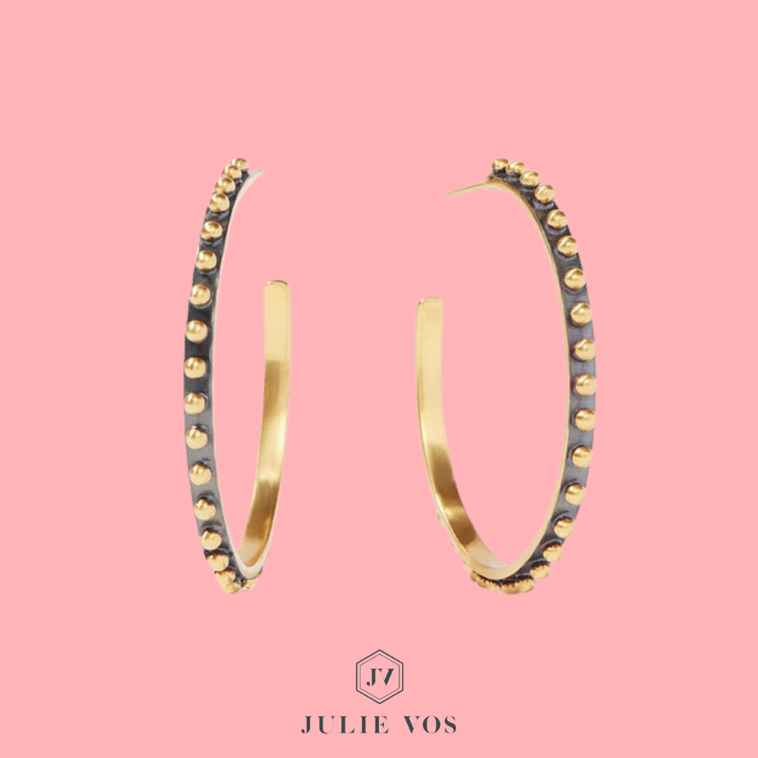 Julie Vos SoHo Hoop-Earrings-Julie Vos-The Village Shoppe, Women’s Fashion Boutique, Shop Online and In Store - Located in Muscle Shoals, AL.