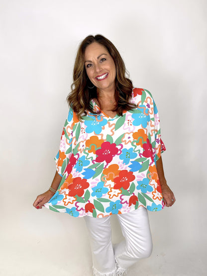 The Adrienne Top-Short Sleeves-Adrienne-The Village Shoppe, Women’s Fashion Boutique, Shop Online and In Store - Located in Muscle Shoals, AL.