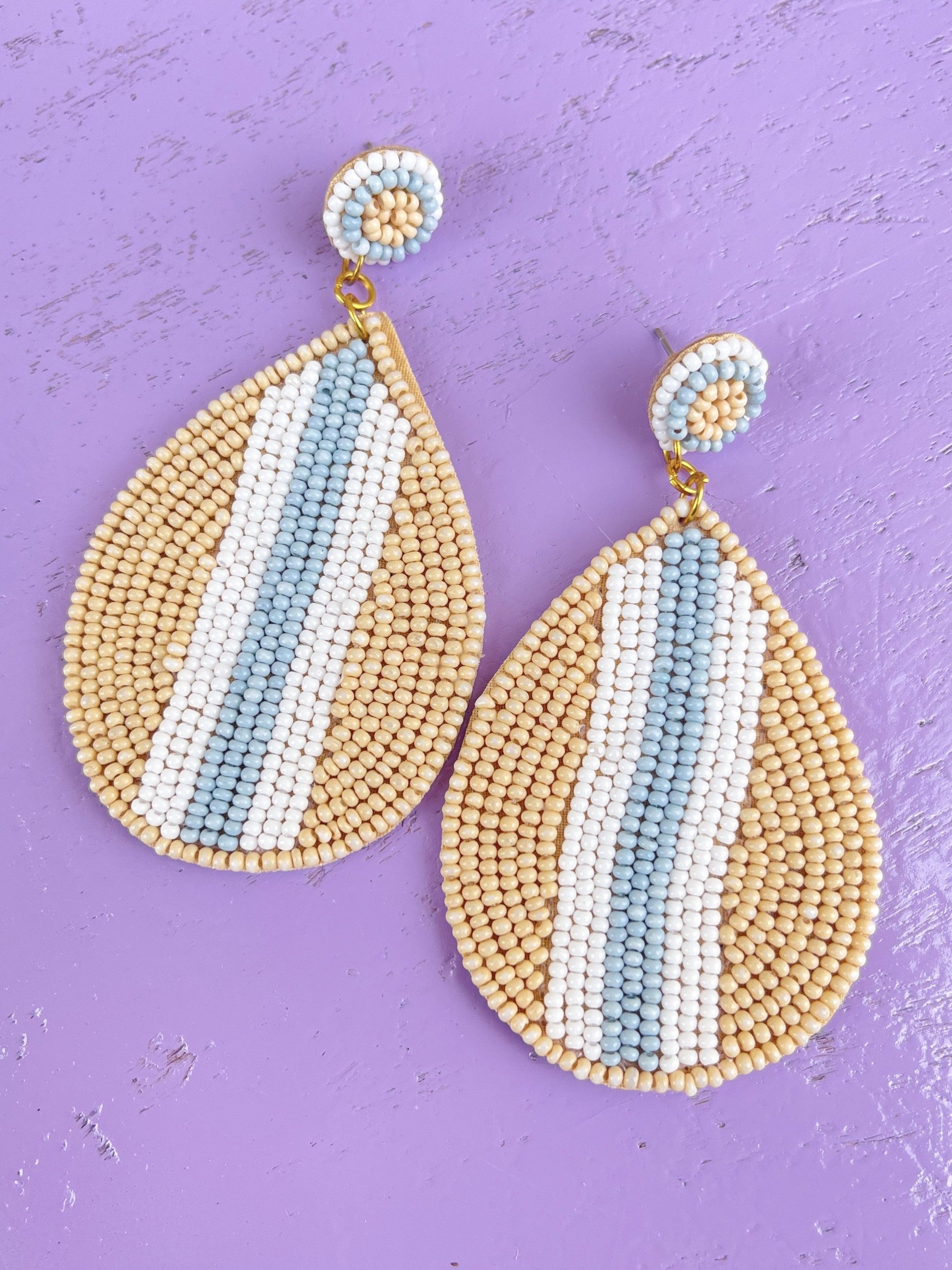 Stuck in the Middle Earrings-Seed Beed Earring-Golden Stella-The Village Shoppe, Women’s Fashion Boutique, Shop Online and In Store - Located in Muscle Shoals, AL.